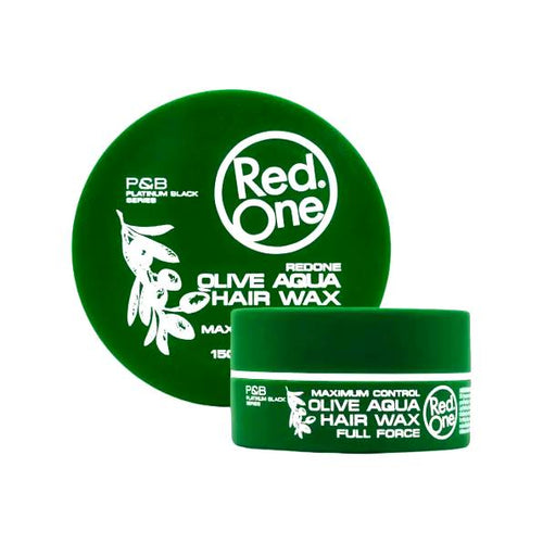 Red One Olive Aqua Hair Wax Cera Oliva Aqua Fuerza Total y Control Máximo 150 ml