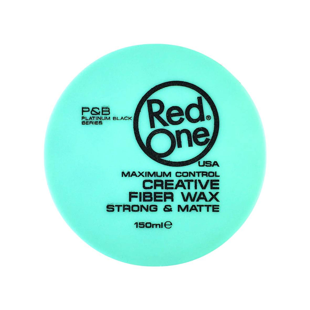 Red One Creative Fiber Wax Cera Mate de Fijación Fuerte Máximo Control 150 ml