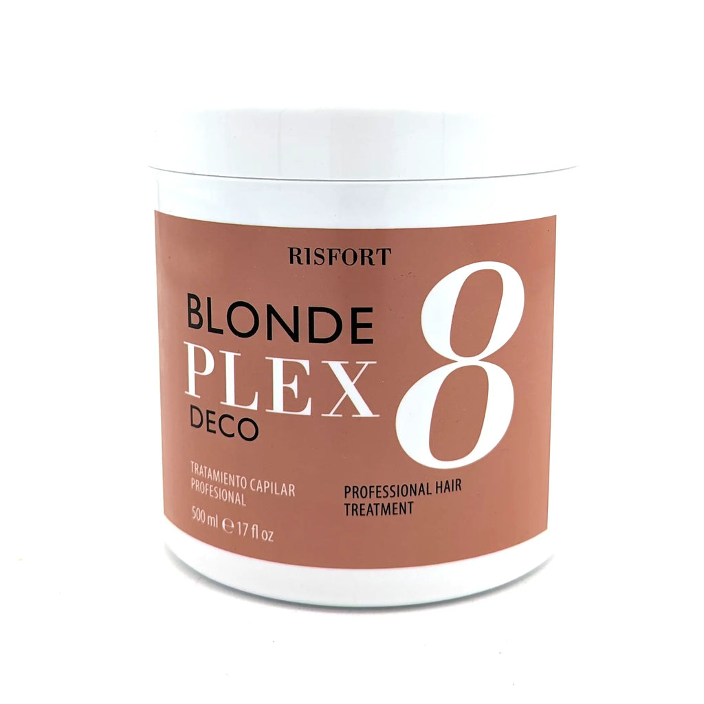 Risfort Blonde Plex Deco Polvo Decolorante 8 tonos con Plex 500 ml