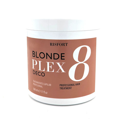Risfort Blonde Plex Deco Polvo Decolorante 8 tonos con Plex 500 ml