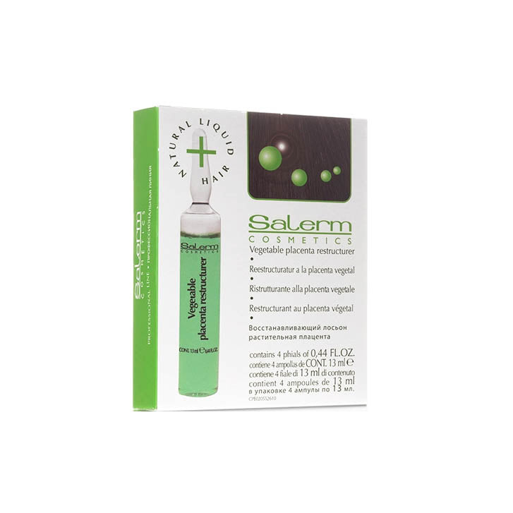 Salerm Ampollas Reestructurador a la Placenta Vegetal 4x13ml