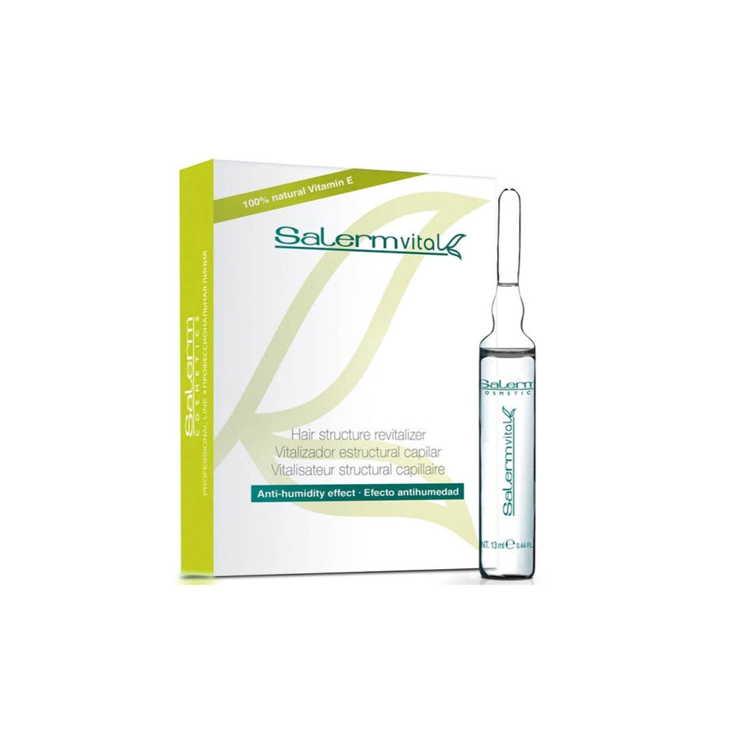 Salerm Ampollas Vitalizador Estructural Capilar con Vitamin E 4x13 ml