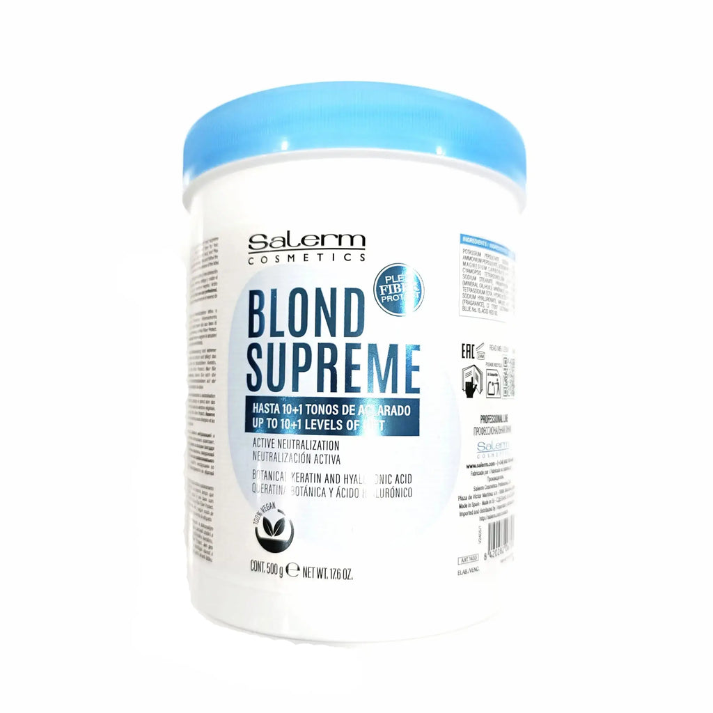 Salerm Cosmetics Blond Supreme Polvo Decolorante Aclaración Suprema 500 gr