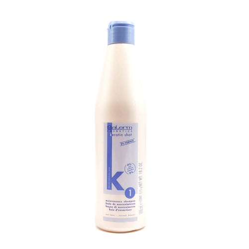 Salerm Keratin Shot 1 Champú de Mantenimiento 500 ml