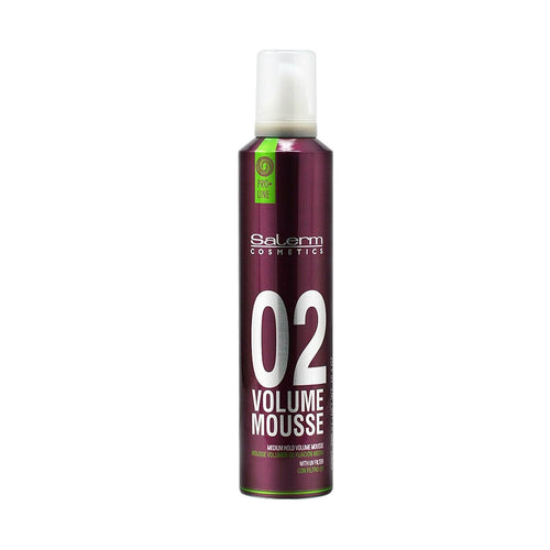 Salerm Volume Mousse 02 Espuma Volumen de Fijación Media con Filtro UV 300 ml