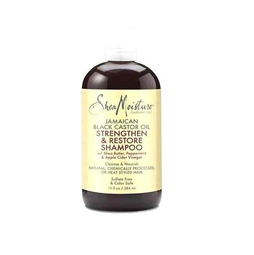 Shea Moisture Jamaican Black Castor Oil Champú Fortalecedor y Restaurador de Aceite de Ricino Negro Jamaicano 384 ml