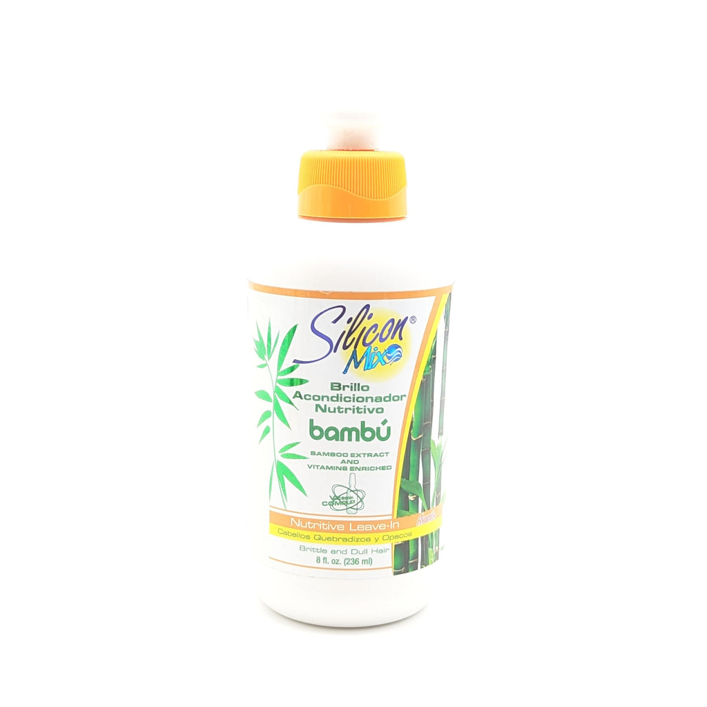 Silicon Mix Bamboo Leave-in Acondicionador Nutritivo con Extracto de Bambú para Cabellos Quebradizos y Opacos 236 ml