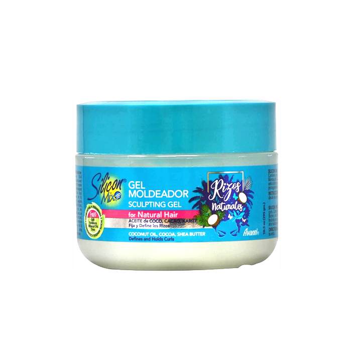 Silicon Mix Rizos Naturales Gel Moldeador Libre de Sulfato y Sal con Aceite de Coco, Cacao y Karité  295 g