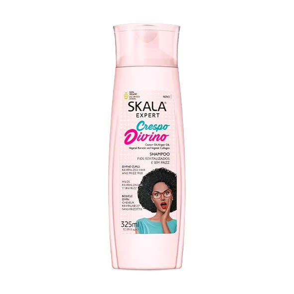 Skala Expert Crespo Divino Champú Hidratante para Cabellos Crespos y Rizados 325 ml