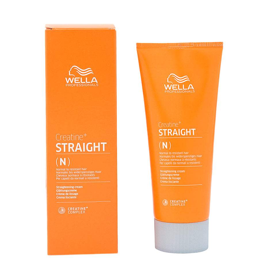 Wella Professionals Creatine Straight (N) Crema Alisadora para Cabello Normal a Resistente 200 ml