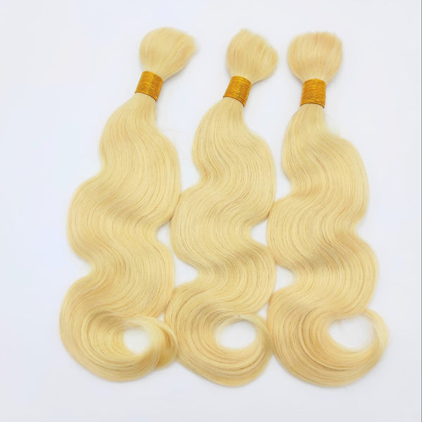 Extensiones Sueltas Onduladas de Cabello Humano Remy Rubio Claro Dorado | 100% Natural