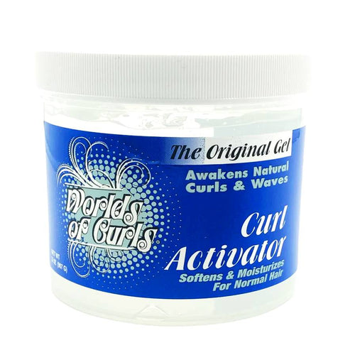 Worlds of Curls The Original Gel: Activador de Rizos, Suaviza e Hidrata para Cabello Normal - 907 g