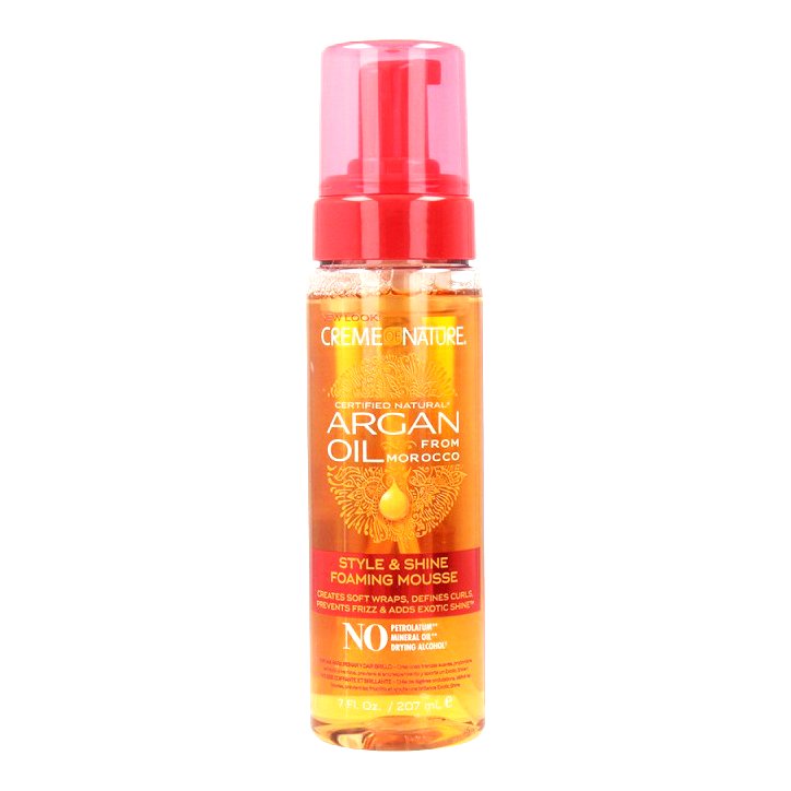 Creme of Nature Argan Oil from Morocco Espuma para Peinar y dar Brillo con Aceite de Argán 207 ml