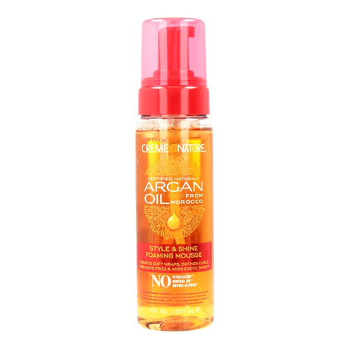 Creme of Nature Argan Oil from Morocco Espuma para Peinar y dar Brillo con Aceite de Argán 207 ml