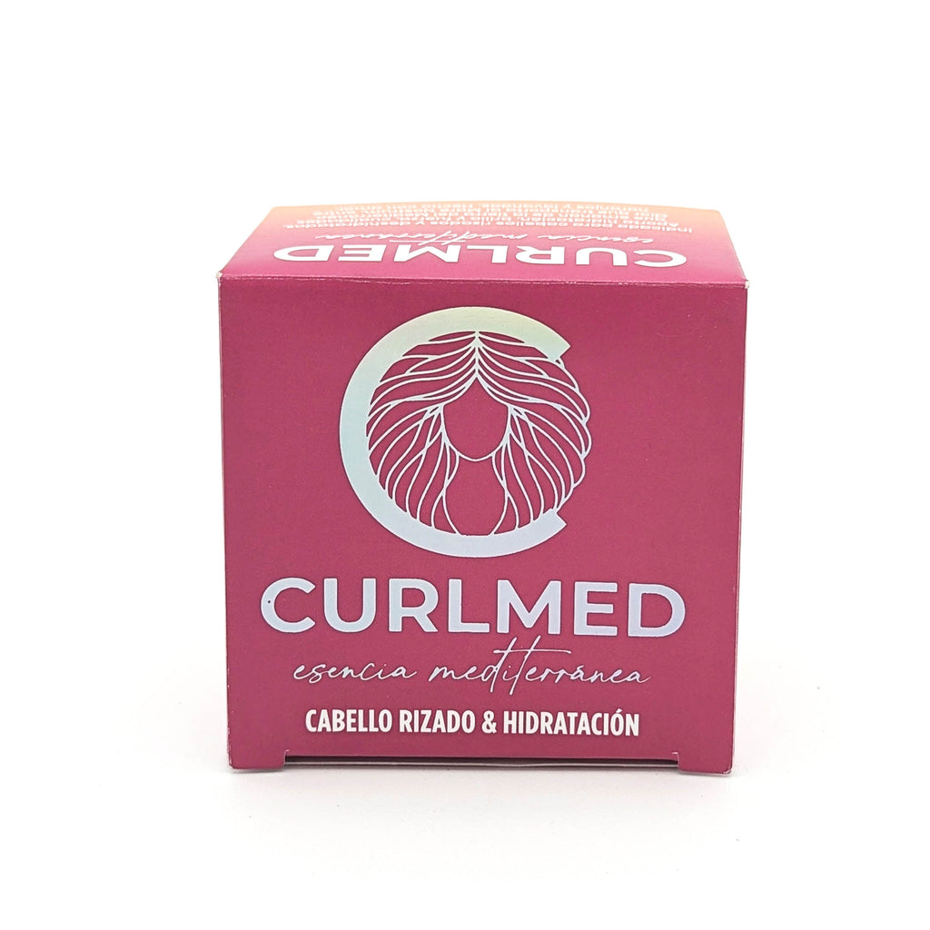 Curlmed Champú Sólido 100% Natural Cabello Rizado & Hidratación | con Karité, Aguacate, Naranja | 80 gr