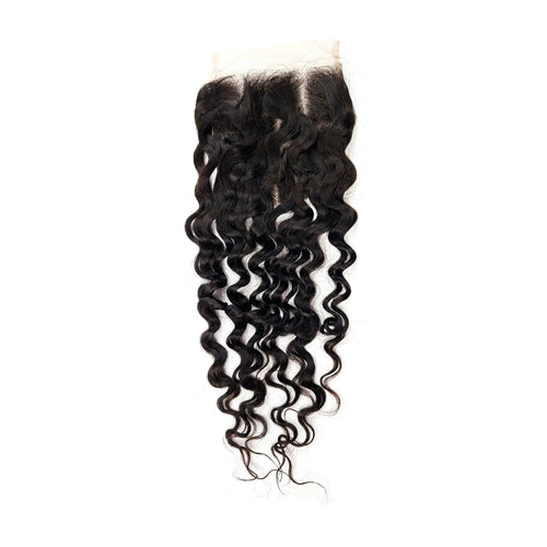Lace Frontal 4x4 Rizado de Cabello Humano Remy Virgen | 100 % Natural