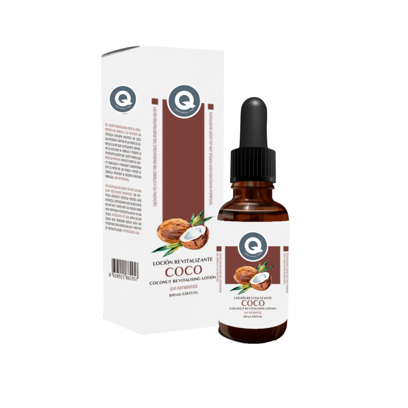 Q Professional Loción Nutritiva en Gotero de Coco sin Parabenos 100 ml