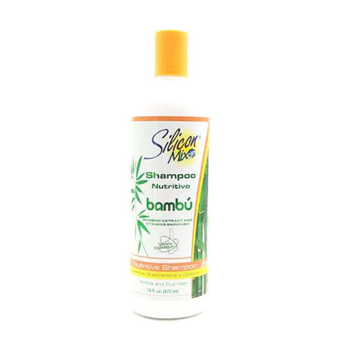Silicon Mix Bamboo Champú Nutritivo con Extracto de Bambú para Cabellos Quebradizos y Opacos